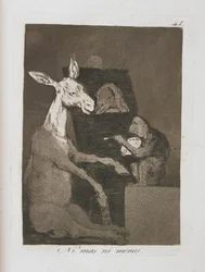 Plaat uit Los Caprichos, 1797-1798